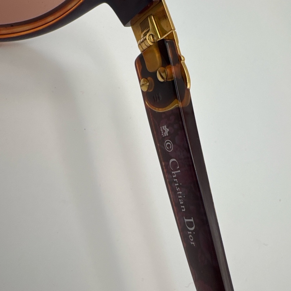 Vintage Christian Dior 2917A Optyl Sunglasses Austria Gold CD Logo With Case - Picture 8 of 10